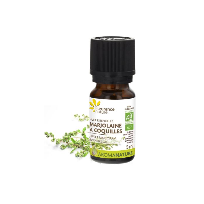 FLEURANCE NATURE Aceite Esencial de Mejorana Bio 100% Puro y Natural 10ml
