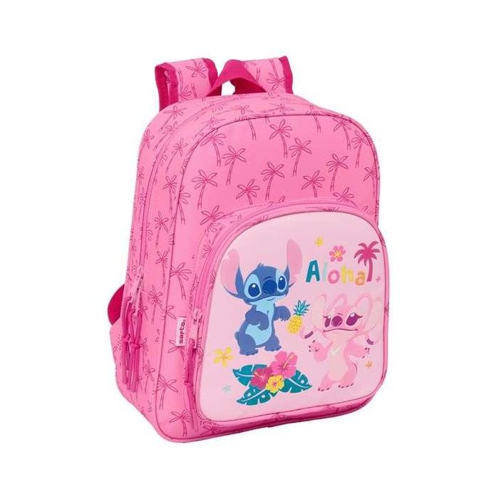 Safta Mochila Infantil Adaptable a Carro Stitch "Chill" 26x34x11 cm