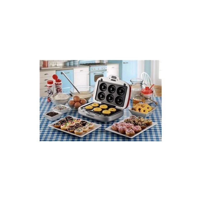 3 En 1 Sandwichera Donuts Y Cupcakes Party Time Roja ARIETE 1972/00 9