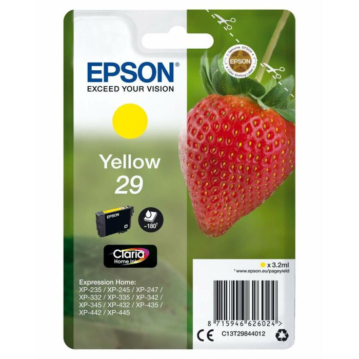 Cartucho de Tinta Original Epson XP 235 332 335 432 435 Amarillo (10 Unidades) 1 Cartucho de Tinta Original Epson XP 235 332 335 432 435 Amarillo (10 Unidades) 1