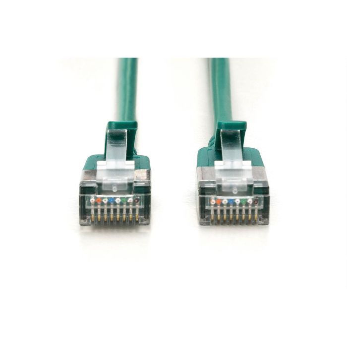 DIGITUS Patchkabel CAT 6A F/FTP Slim 5.00m grün 3 DIGITUS Patchkabel CAT 6A F/FTP Slim 5.00m grün 3
