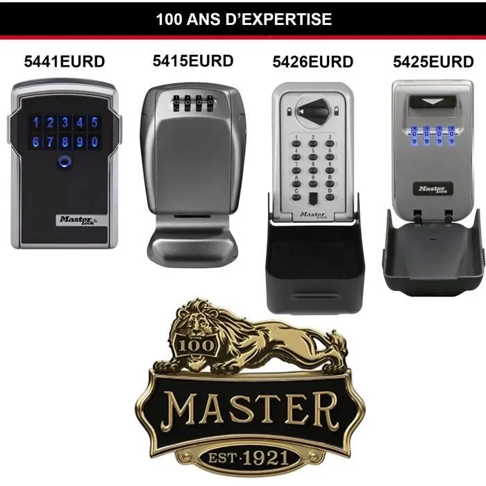 Master Lock Caja de Llaves Segura Certificada XL - Seguridad Profesional con Combinación Programable y Cubierta Protectora 5 Master Lock Caja de Llaves Segura Certificada XL - Seguridad Profesional con Combinación Programable y Cubierta Protectora 5