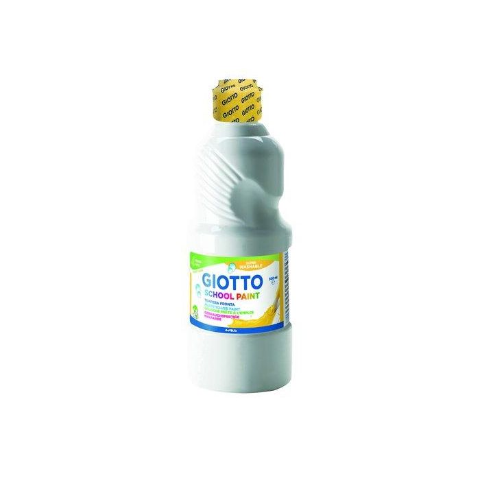 Giotto Témpera Escolar Lavable Blanco 500 mL