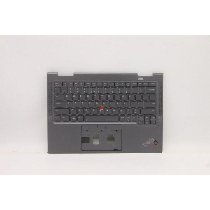 Lenovo Keyboard bezel assembly for Lenovo Yoga X1 6th Gen, US International layout, grey finish, 21.9cm wide. Lenovo Keyboard bezel assembly for Lenovo Yoga X1 6th Gen, US International layout, grey finish, 21.9cm wide.