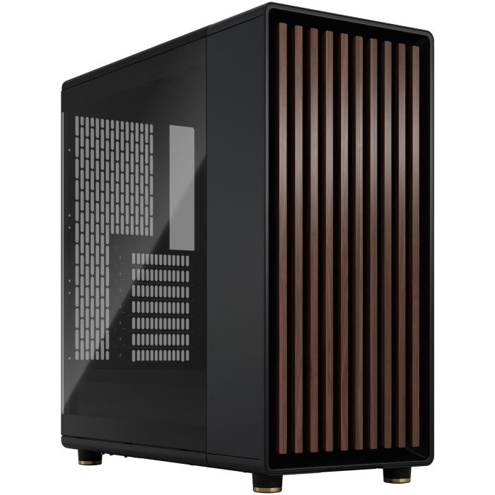 Fractal Design North Midi Tower PC Caja Negra Charcoal Black Window Clear ATX Micro ATX Mini ITX Acero Vidrio Templado
