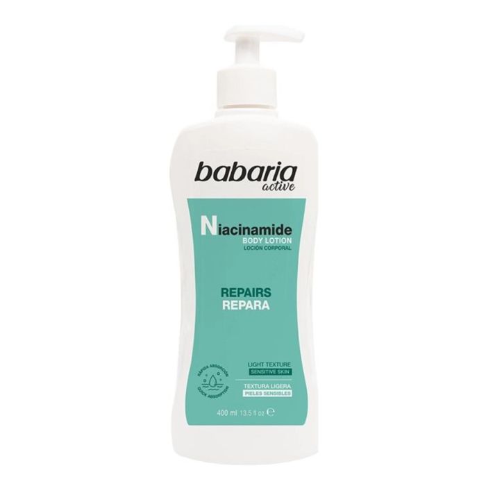 Babaria Loción Corporal Niacinamida Activa Pieles Sensibles con Difusor 400 ml Mujer Babaria Loción Corporal Niacinamida Activa Pieles Sensibles con Difusor 400 ml Mujer