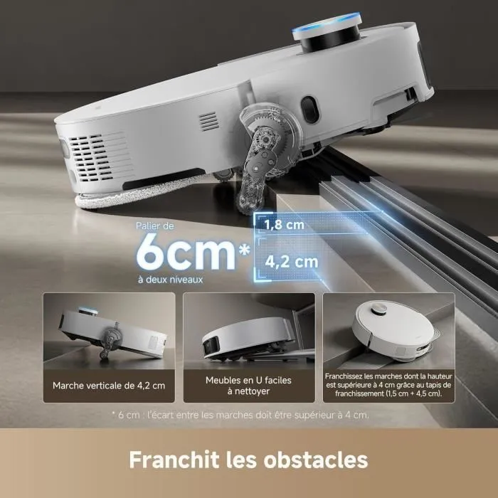 Dreame DRE1737985353007 Robot Aspirador 220 min Autonomía 20.000 Pa Autolimpieza