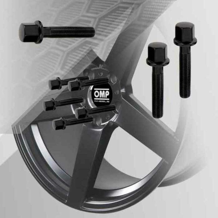Kit de tornillos OMP OMPS09641201 M12 x 1,50 Negro 1 Kit de tornillos OMP OMPS09641201 M12 x 1,50 Negro 1