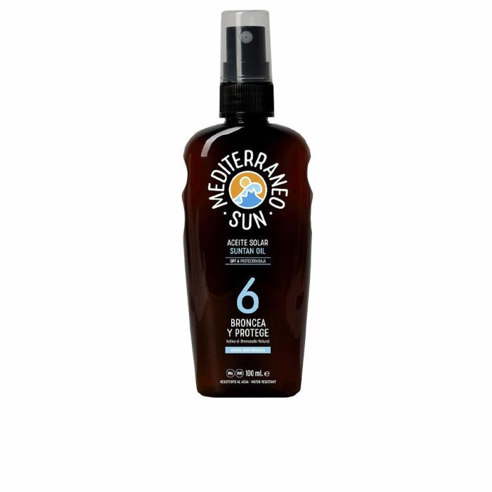 Protector Solar Suntan Oil Dark Tanning Mediterraneo Sun 3