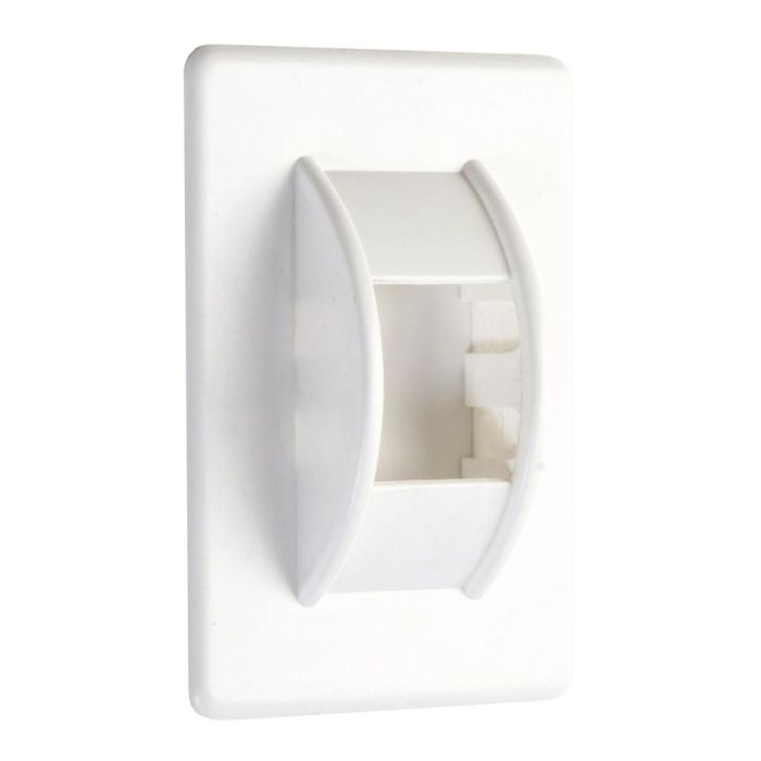 Cambesa Carcasa de polea plástico blanca 9676 74 x 104 mm