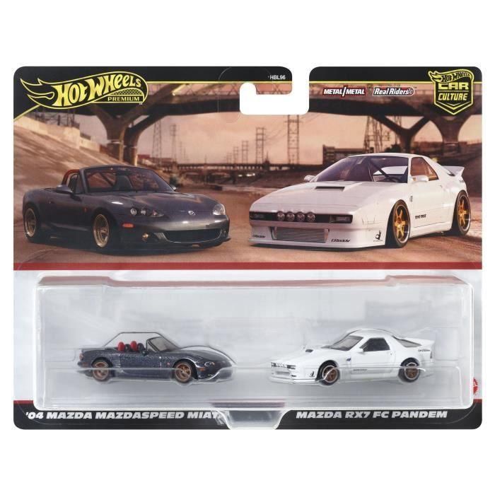 Hot Wheels - Car Culture Premium Set 2 Vehículos - Set Coches Pequeños - A partir de 3 años - Hot Wheels - HBL96 - modelo 3 Hot Wheels - Car Culture Premium Set 2 Vehículos - Set Coches Pequeños - A partir de 3 años - Hot Wheels - HBL96 - modelo 3