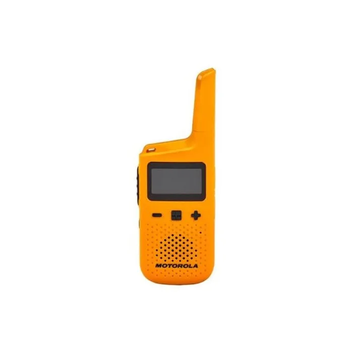 Motorola Walkie Talkies TALKABOUT T72 Amarillo - Alcance 8 km - PMR446 - 16 Canales - 121 Códigos Motorola Walkie Talkies TALKABOUT T72 Amarillo - Alcance 8 km - PMR446 - 16 Canales - 121 Códigos