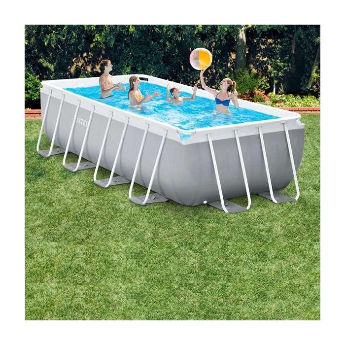 Intex Piscina Rectangular Prism Farme con Depuradora y Escalera (3785 Litros) 488x244x107 cm 4