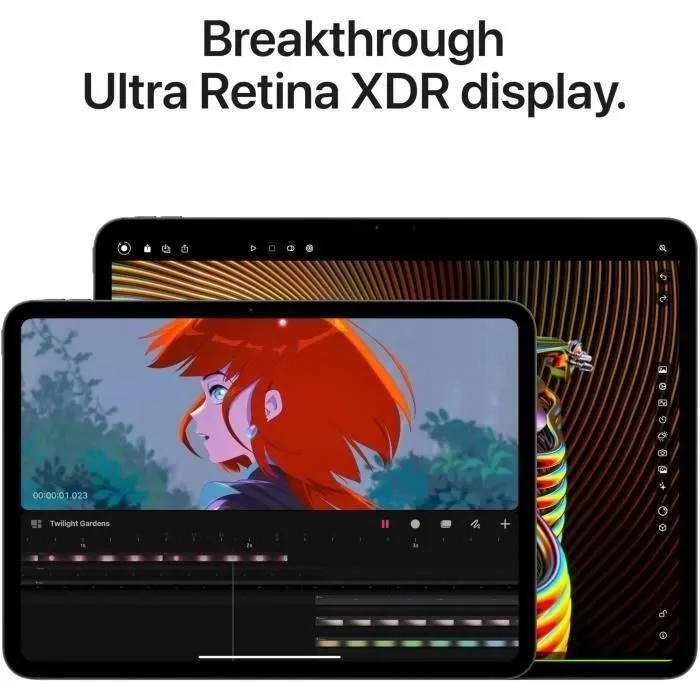 Apple iPad Pro 11 Wi-Fi 256GB space negro (5.Gen.) Tableta 27,9 cm (11") OLED 256 GB iPadOS 17 2