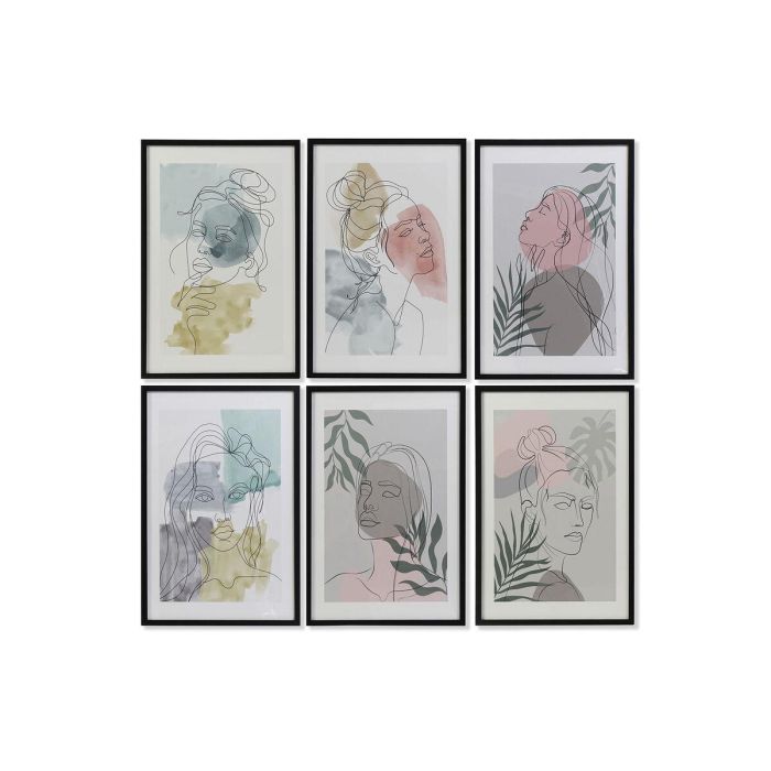 Cuadro Scandi DKD Home Decor Multicolor 3 x 60 x 40 cm (6 Unidades) Cuadro Scandi DKD Home Decor Multicolor 3 x 60 x 40 cm (6 Unidades)