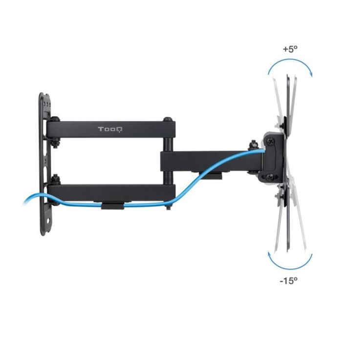 TooQ LP1345TN-B Soporte de Pared Extensible, Giratorio e Inclinable para TV/Monitor de 13-43" (VESA 75-200), hasta 20kg, Negro 1 TooQ LP1345TN-B Soporte de Pared Extensible, Giratorio e Inclinable para TV/Monitor de 13-43" (VESA 75-200), hasta 20kg, Negro 1