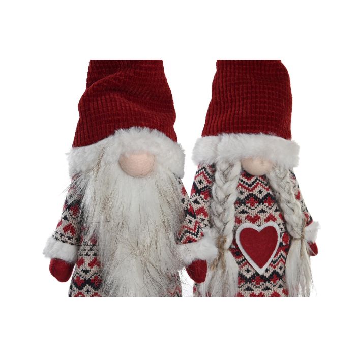 DKD Home Decor Figura de Navidad Tradicional Roja de Poliéster, Adorno Decorativo, 12x56x14 cm (Set de 2 Unidades Surtidas) 1 DKD Home Decor Figura de Navidad Tradicional Roja de Poliéster, Adorno Decorativo, 12x56x14 cm (Set de 2 Unidades Surtidas) 1
