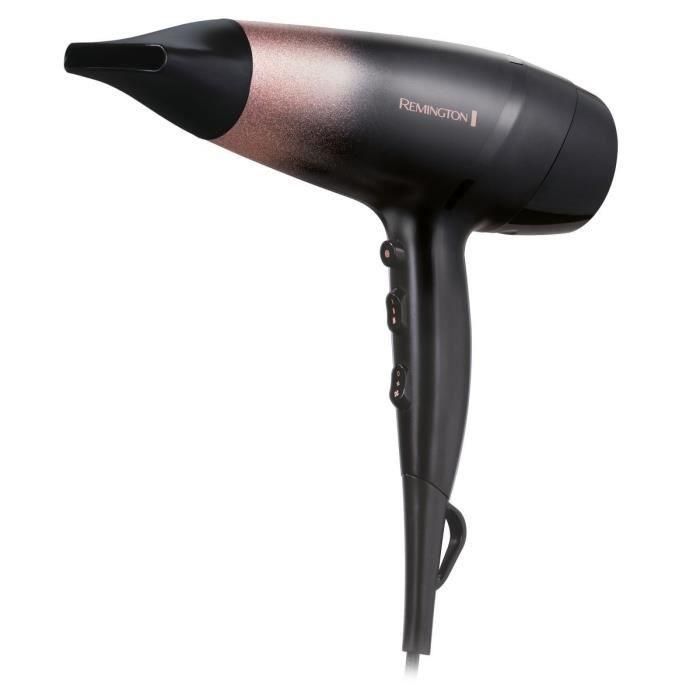 Remington Secador de Pelo Rose Shimmer 2200W Negro/Rosa con Gancho para Colgar 3