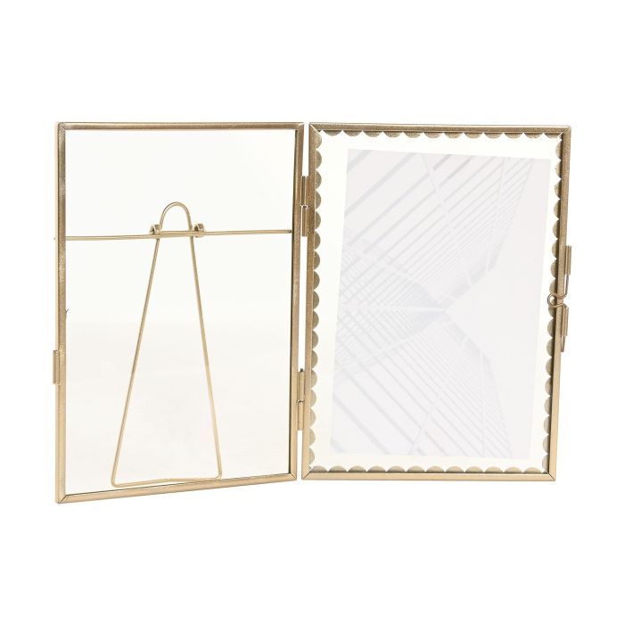 Marco Foto 10X15 Glam DKD Home Decor Dorado 1 x 18 x 13 cm (4 Unidades) 1