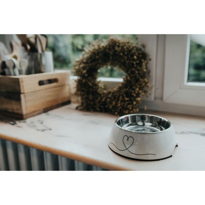 Comedero para Perro Hunter Valencia Blanco 350 ml 3