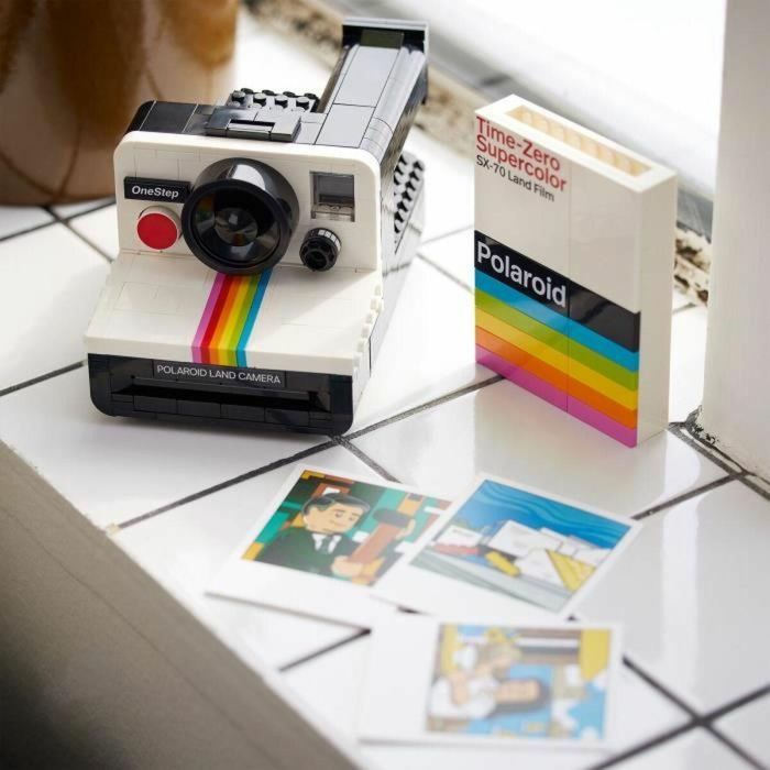Lego 21345 Cámara Polaroid OneStep SX-70, Modelo de Construcción para Adultos con Pegatinas 2 Lego 21345 Cámara Polaroid OneStep SX-70, Modelo de Construcción para Adultos con Pegatinas 2
