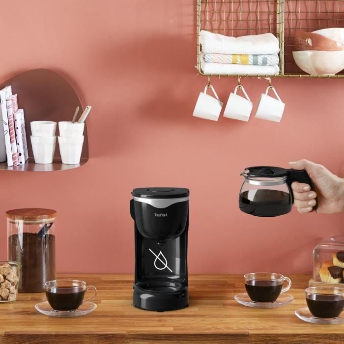 TEFAL CM340811 Cafetera de 6 tazas negro / acero inoxidable 3 TEFAL CM340811 Cafetera de 6 tazas negro / acero inoxidable 3