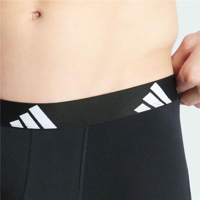 Bóxer de Hombre Adidas Active Flex Cotton Negro 2 Unidades 1