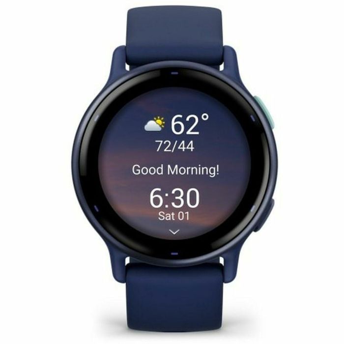 Garmin AAAAL87581 Reloj GPS Conectado Vivoactive 5, WiFi, 30,4mm (1.2"), azul metalizado con correa azul 4