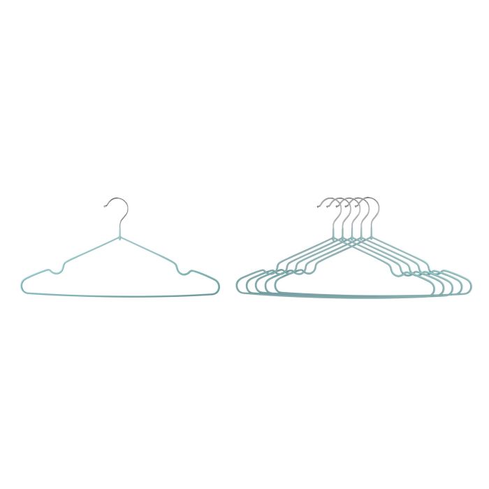 Set de 5 perchas de metal plastificado 40 cm - Confortime por Inde (18 Unidades) 4