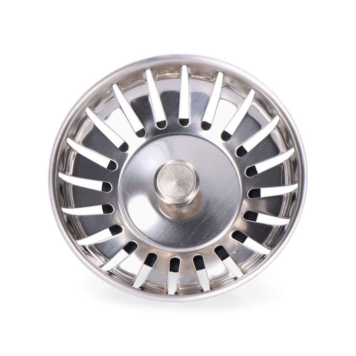 Edm Filtro de Rejilla para Fregadero Acero Inoxidable Cromado Ø8,3cm 1 Edm Filtro de Rejilla para Fregadero Acero Inoxidable Cromado Ø8,3cm 1