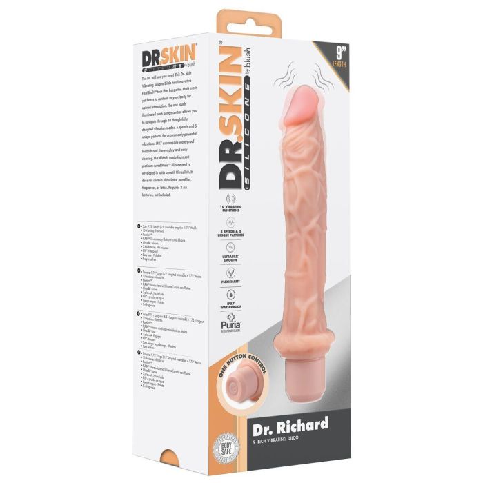 Consolador Realista Blush Dr Skin Silicona ABS Ø 4,9 cm (21,5 cm) 1 Consolador Realista Blush Dr Skin Silicona ABS Ø 4,9 cm (21,5 cm) 1