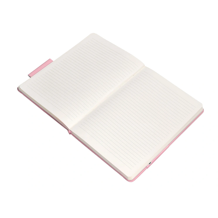 Antartik Cuaderno A5 Tapa Dura Hojas Rayas Rosa Pastel 100 Hojas 80gr FSC 8