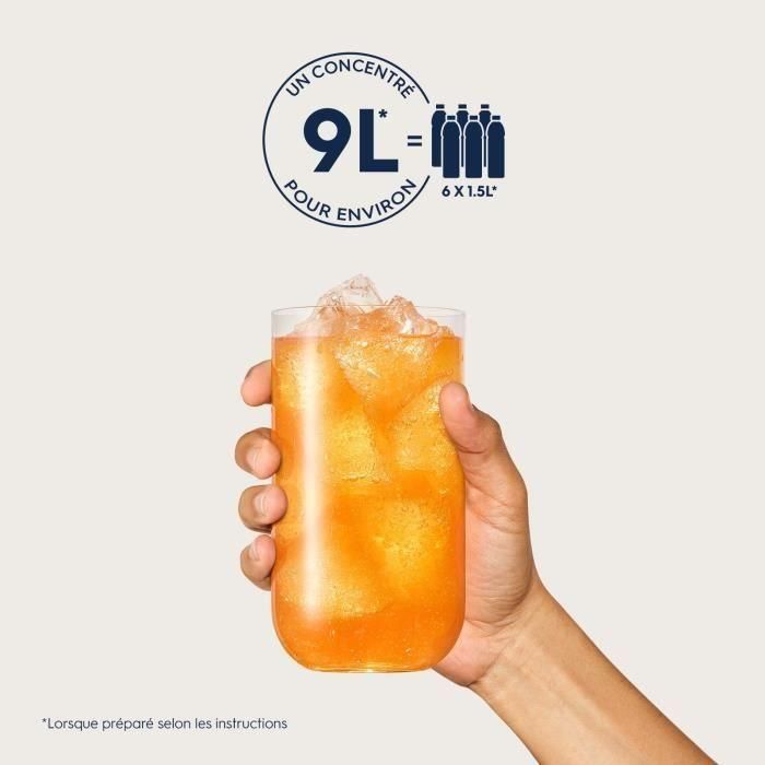 Concentrados SODASTREAM - Pack de 6 Concentrados de Naranja - Hasta 54L de Bebidas - 440 ml 3 Concentrados SODASTREAM - Pack de 6 Concentrados de Naranja - Hasta 54L de Bebidas - 440 ml 3