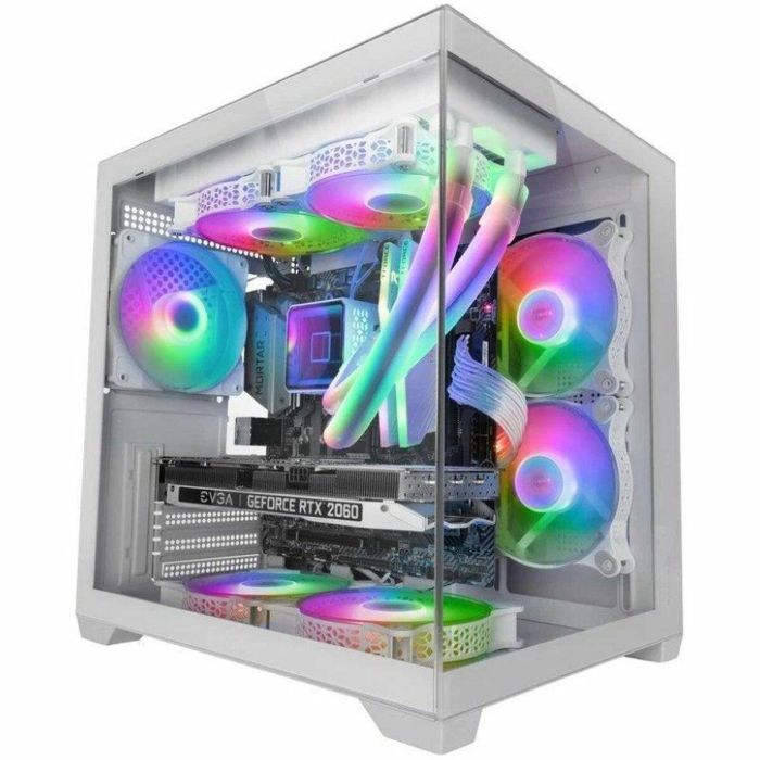 Caja Gaming Minitorre Mars Gaming MC-VIEW2/ Blanca Caja Gaming Minitorre Mars Gaming MC-VIEW2/ Blanca
