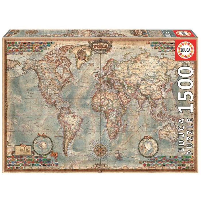 Puzzle 1500 el mundo mapa politico 4 Puzzle 1500 el mundo mapa politico 4