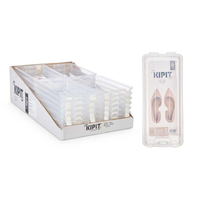 Caja De Zapatos Plastico Kipit 14X10CM (12 Unidades) 2 Caja De Zapatos Plastico Kipit 14X10CM (12 Unidades) 2