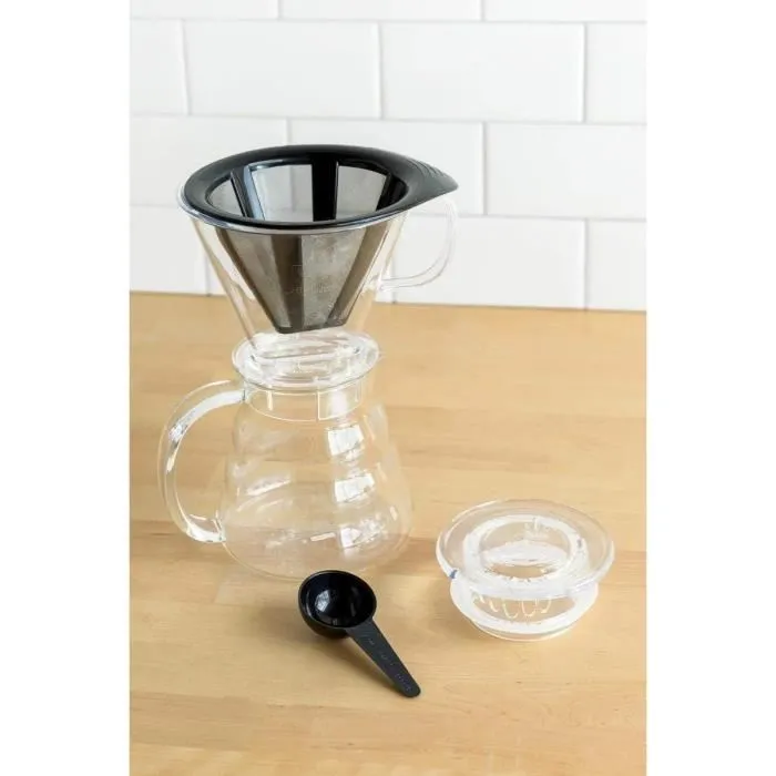 Bodum BOD0699965374419 Cafetera Melior con Filtro de Malla Permanente de Acero Inoxidable, 8 Tazas, 1.0 L, Transparente 1 Bodum BOD0699965374419 Cafetera Melior con Filtro de Malla Permanente de Acero Inoxidable, 8 Tazas, 1.0 L, Transparente 1