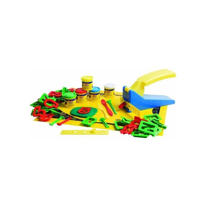 Plastilina Jovi Blandiver Soft Dough Juego Mis Primeras Letras Y Numeros