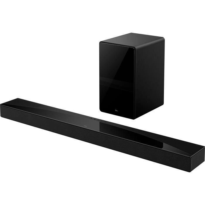 TCL Q75HE Barra de Sonido Ray-Danz Dolby Atmos 5.1.2ch 620W con Subwoofer Inalámbrico Bluetooth Negro 1