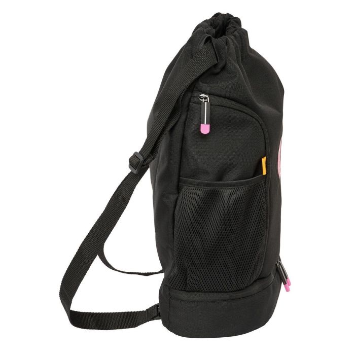 Bolsa Mochila con Cuerdas Kings League Porcinos Negro 35 x 40 x 1 cm 1 Bolsa Mochila con Cuerdas Kings League Porcinos Negro 35 x 40 x 1 cm 1