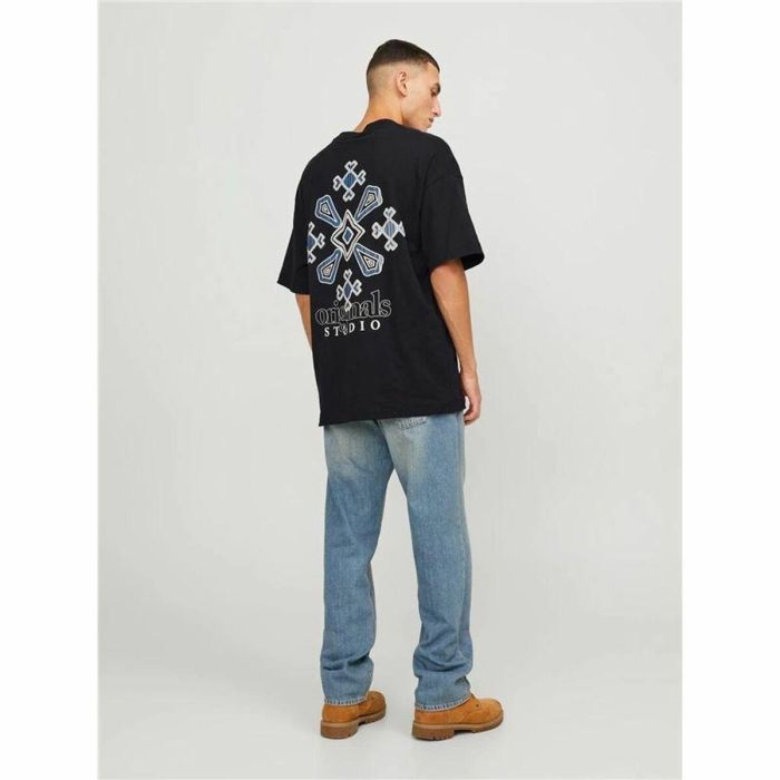 Camiseta de Manga Corta Hombre Jack & Jones bari Back Negro Hombre 4 Camiseta de Manga Corta Hombre Jack & Jones bari Back Negro Hombre 4