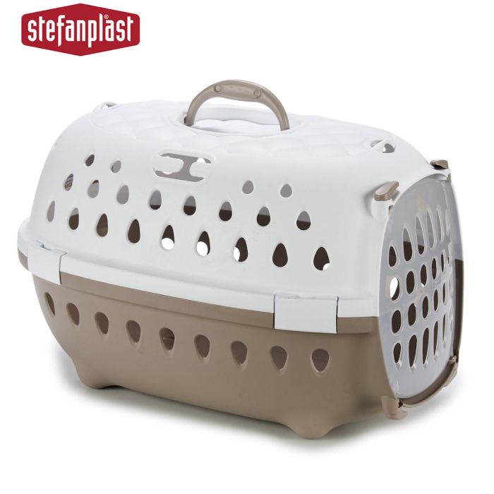 Transportin Plastico Chic Beige Stefanplast 50X34CM (6 Unidades) 1 Transportin Plastico Chic Beige Stefanplast 50X34CM (6 Unidades) 1