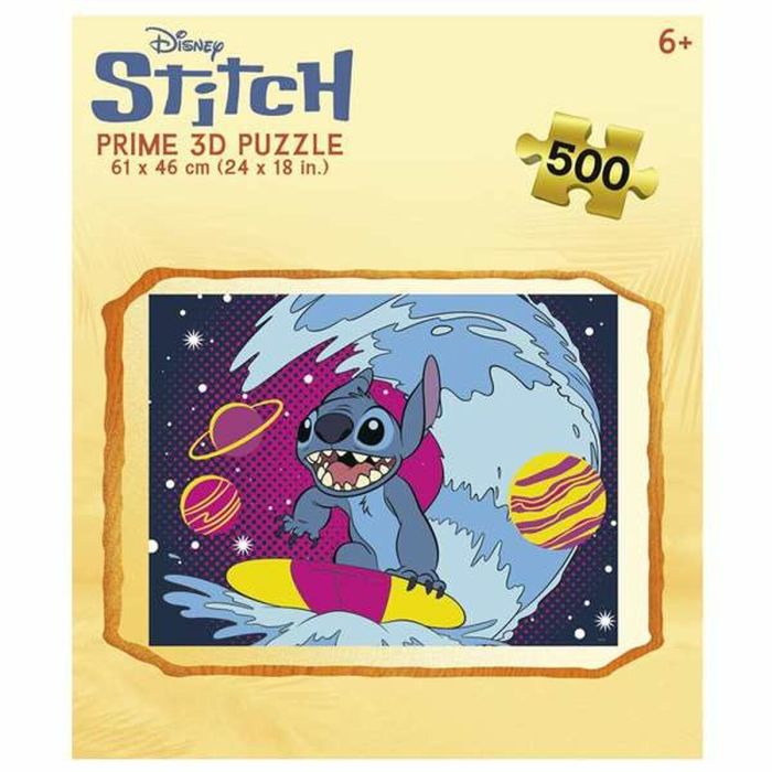 Puzzle 500 piezas stitch 3D lenticular puzzle 1 Puzzle 500 piezas stitch 3D lenticular puzzle 1