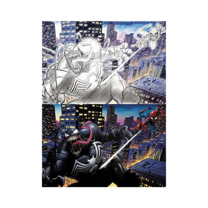 Prime 3D Puzzle para Rascar 3D Marvel Spiderman vs Venom 150 Piezas 1 Prime 3D Puzzle para Rascar 3D Marvel Spiderman vs Venom 150 Piezas 1