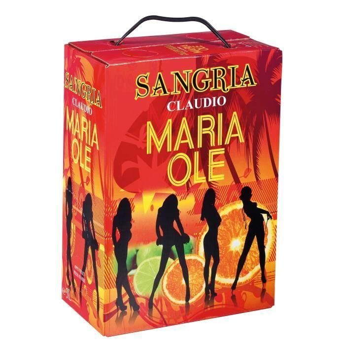 Bag in Box Sangria Maria Ole 3 litros 1 Bag in Box Sangria Maria Ole 3 litros 1