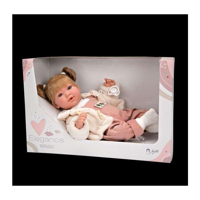 Muñeca elegance 45 cm iria rosa c/mecanismo 14 sonidos ( magnetico y try me) c/pelo 4 Muñeca elegance 45 cm iria rosa c/mecanismo 14 sonidos ( magnetico y try me) c/pelo 4