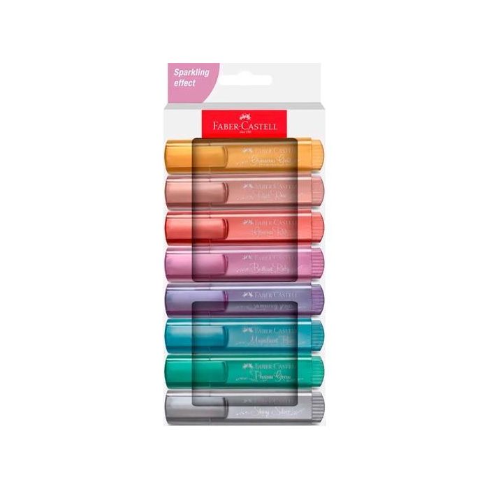 Faber Castell Marcador Textliner 46 Metallic Surtidos Pack 8 Ud Faber Castell Marcador Textliner 46 Metallic Surtidos Pack 8 Ud