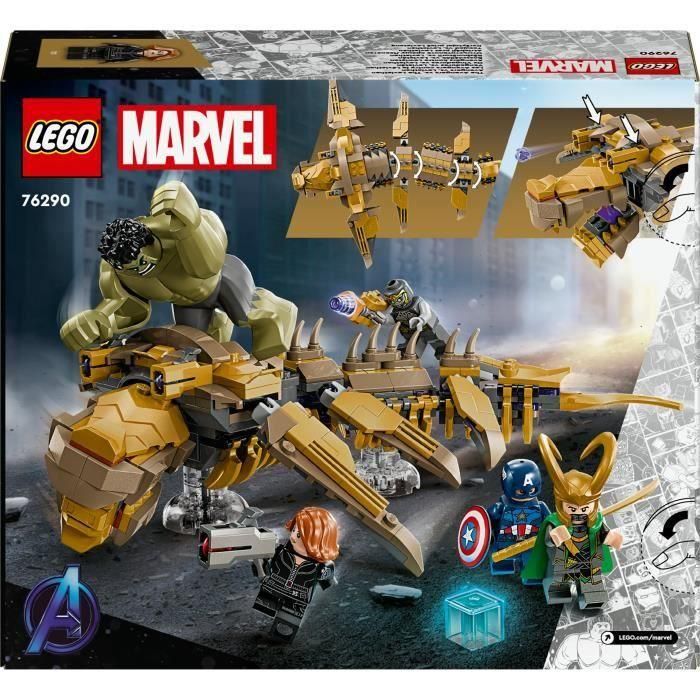 LEGO Marvel 76290 Los Vengadores vs. Leviatán, set con minifiguras de superhéroes 5