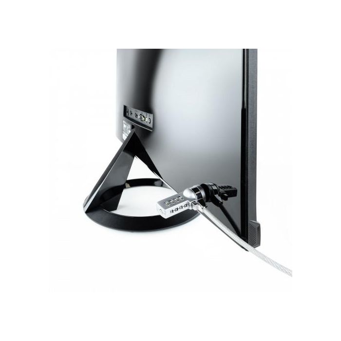 TOOQ CABLE DE SEGURIDAD T-LOCK CON COMBINACION PARA PORTATILES - BLOQUEO DE 4 DIGITOS - ACERO 4.5MM - LONGITUD 1.50M 5