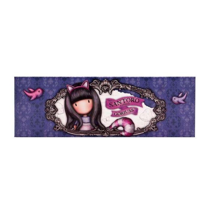 Portatodo Gorjuss Cheshire cat Caja Morado (20.2 x 4 x 7 cm) Portatodo Gorjuss Cheshire cat Caja Morado (20.2 x 4 x 7 cm)